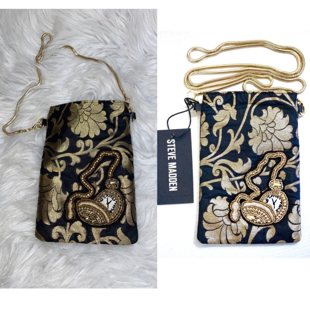 Steve Madden Carolyn Floral Crossbody Mini Bag Phone - Picture 1 of 9